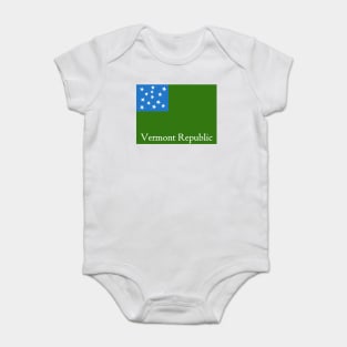 Vermont Republic Flag Baby Bodysuit